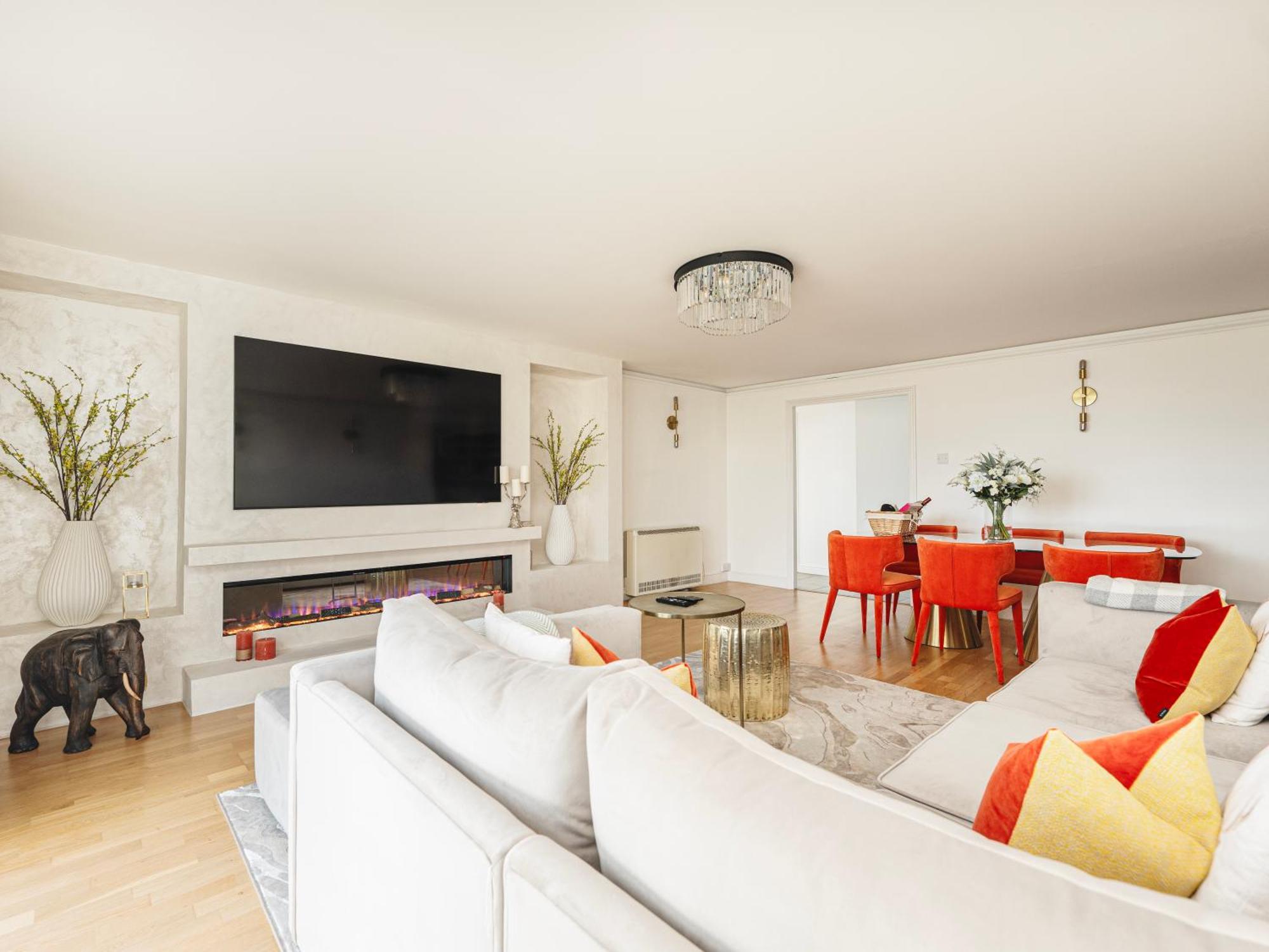 לונדון The View Greenwich - Luxury River Thames Apartment מראה חיצוני תמונה