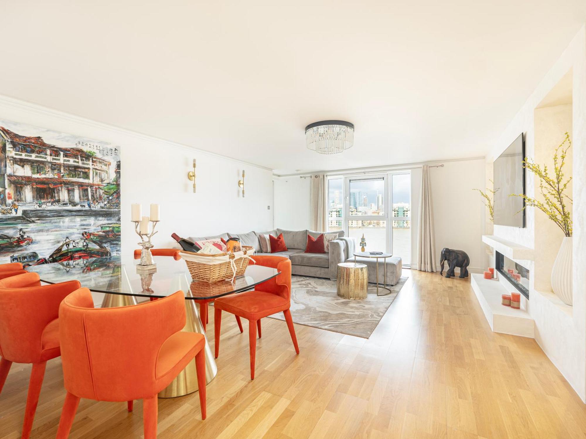 לונדון The View Greenwich - Luxury River Thames Apartment מראה חיצוני תמונה
