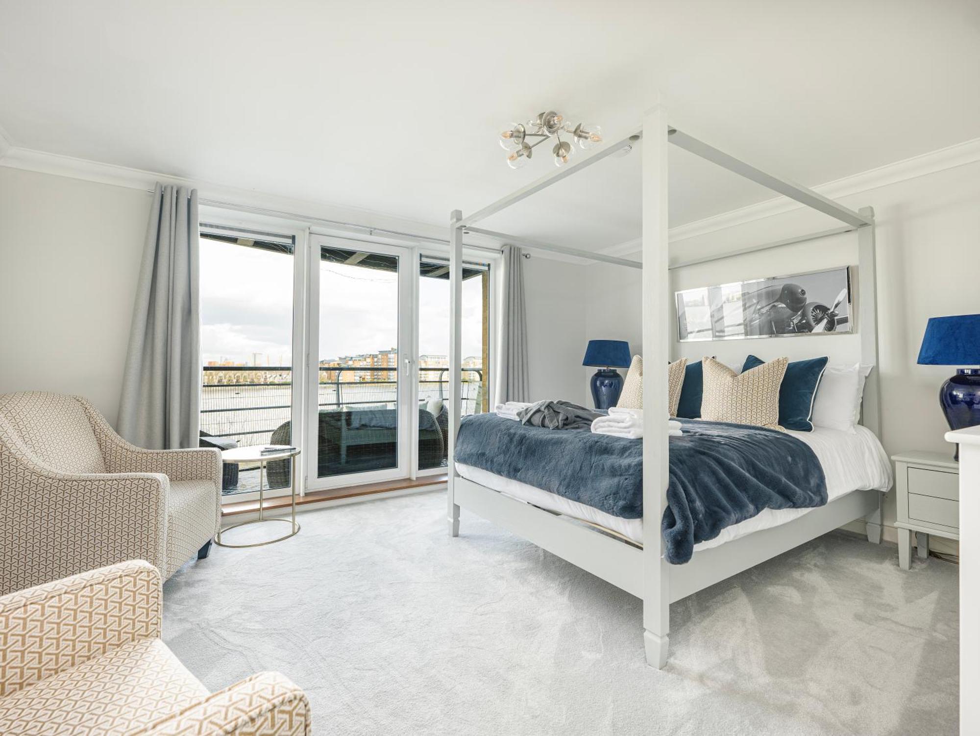 לונדון The View Greenwich - Luxury River Thames Apartment מראה חיצוני תמונה