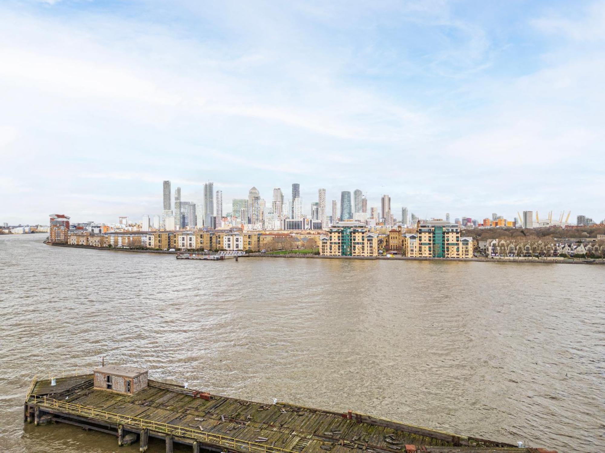 לונדון The View Greenwich - Luxury River Thames Apartment מראה חיצוני תמונה